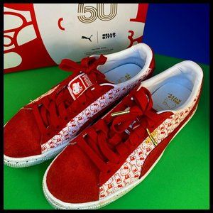 PUMA X Hello Kitty Red Suede 50th Anniversary size 6.5